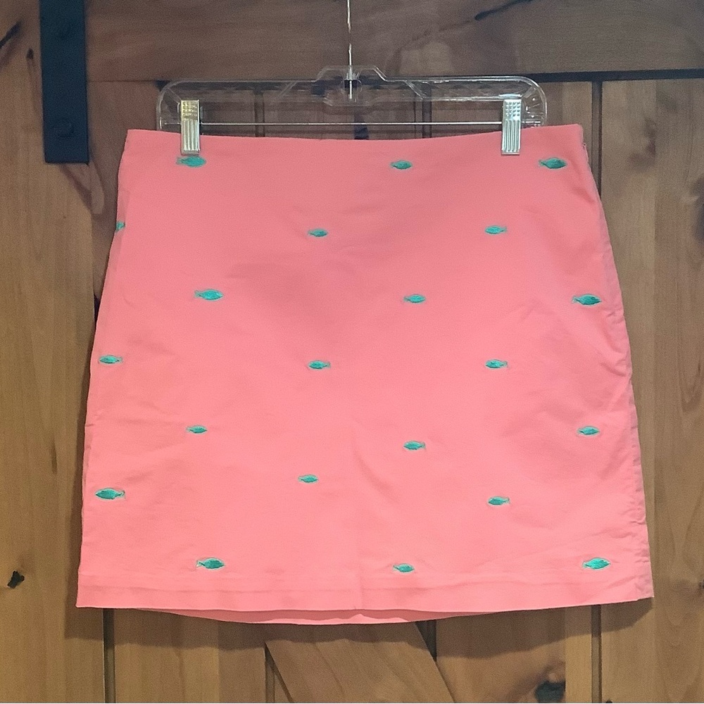 Vineyard Vines Embroidered Fish Margo Skirt 10
